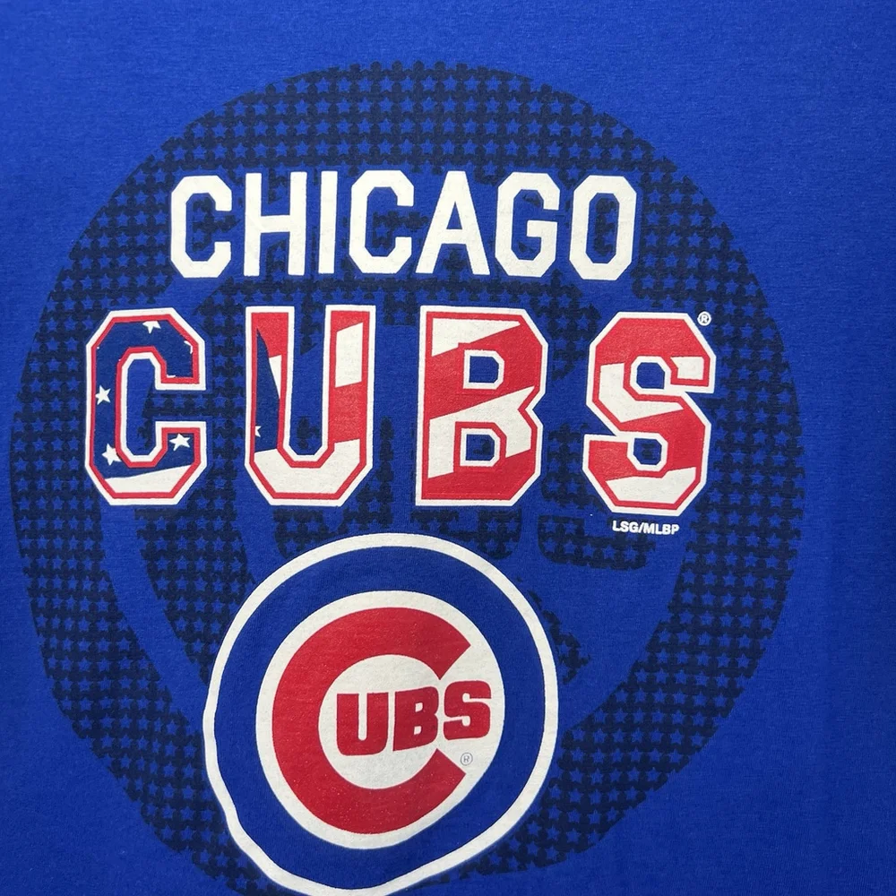 Genuine Merchandise Boys Chicago Cubs Crew Neck Short Sleeve T Shirt Size Large - Picture 3 of 12